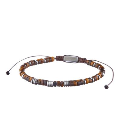 Bracelet marrons/acier homme geographical norway 315021 - taille unique