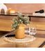 Vase Déco Effet Bois Soa 17cm Marron-4