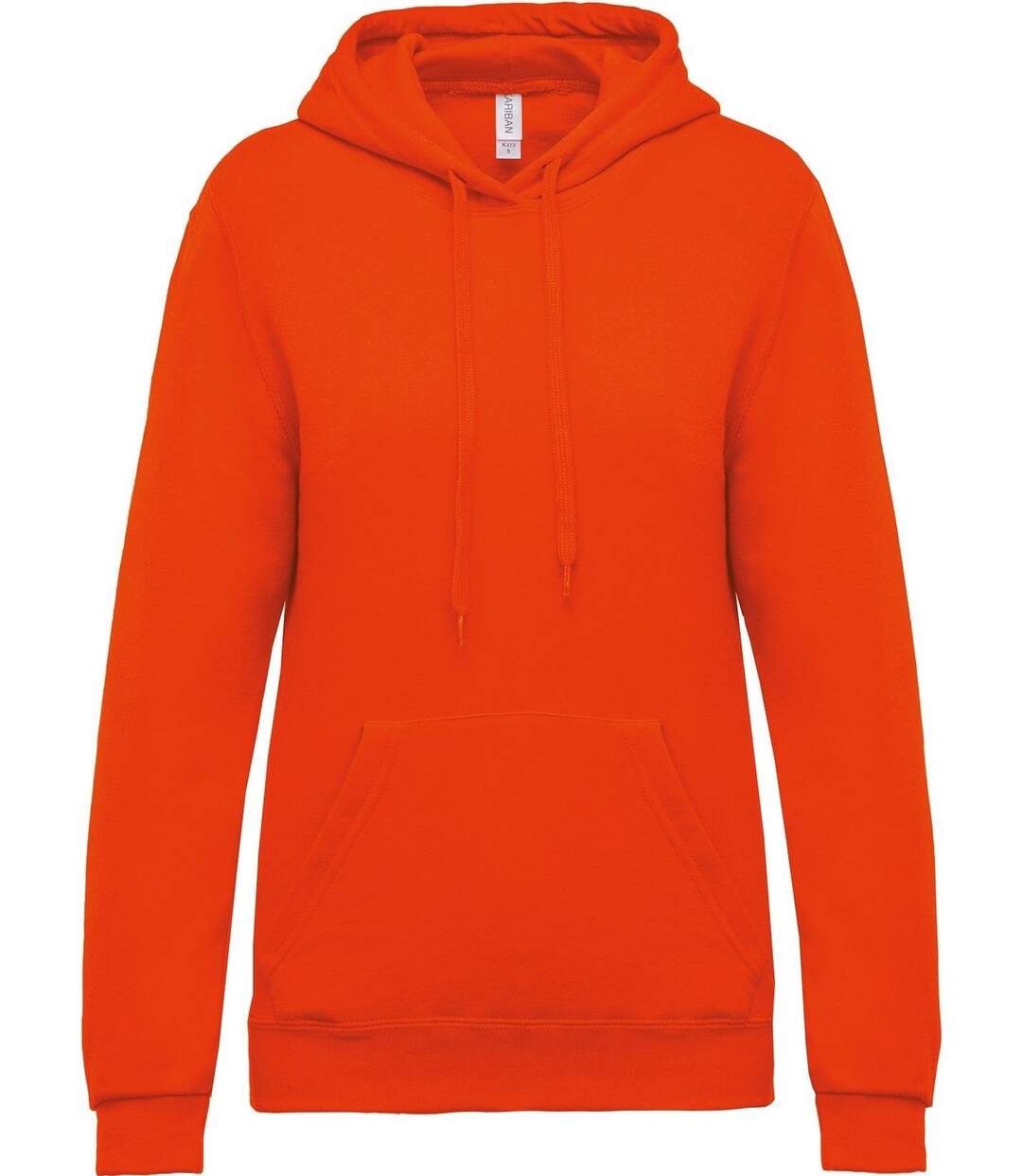 Sweat-shirt à capuche - Femme - K473 - orange-2