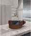 Ceinture homme cuir marron - Boucle automatique - Sophistication et confort-5