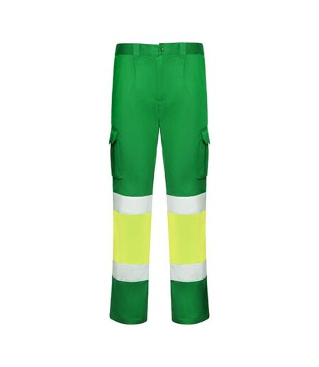 Pantalon Homme Vert Jaune Fluo Roly Workwear