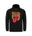 Unisex Adult Bootleg Tongue The Rolling Stones Hoodie Black Amplified-1