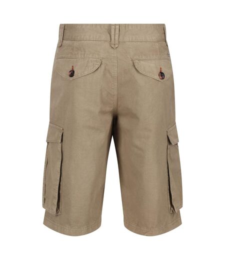 Short À Poches Motif/style Rétro Shorebay Homme Beige Foncé Regatta