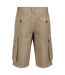 Short À Poches Motif/style Rétro Shorebay Homme Beige Foncé Regatta-1
