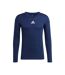 Maillot De Foot Manches Longues Team Base Homme Bleu Marine Adidas-1