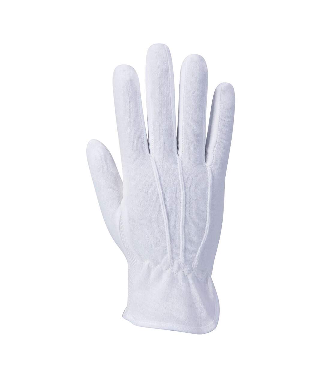 Unisex adult micro-dot grip gloves m white Portwest-2