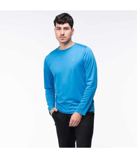Mens Lope Polyester T-shirt Blue Martes Essential