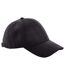 Casquette style baseball mixte noir Beechfield