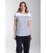 Tee shirt mariniere manches courtes femme Teeliner  | Gerard Pasquier-1