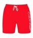 Short De Bain Motif/style Logo Homme Rouge Calvin Klein-1