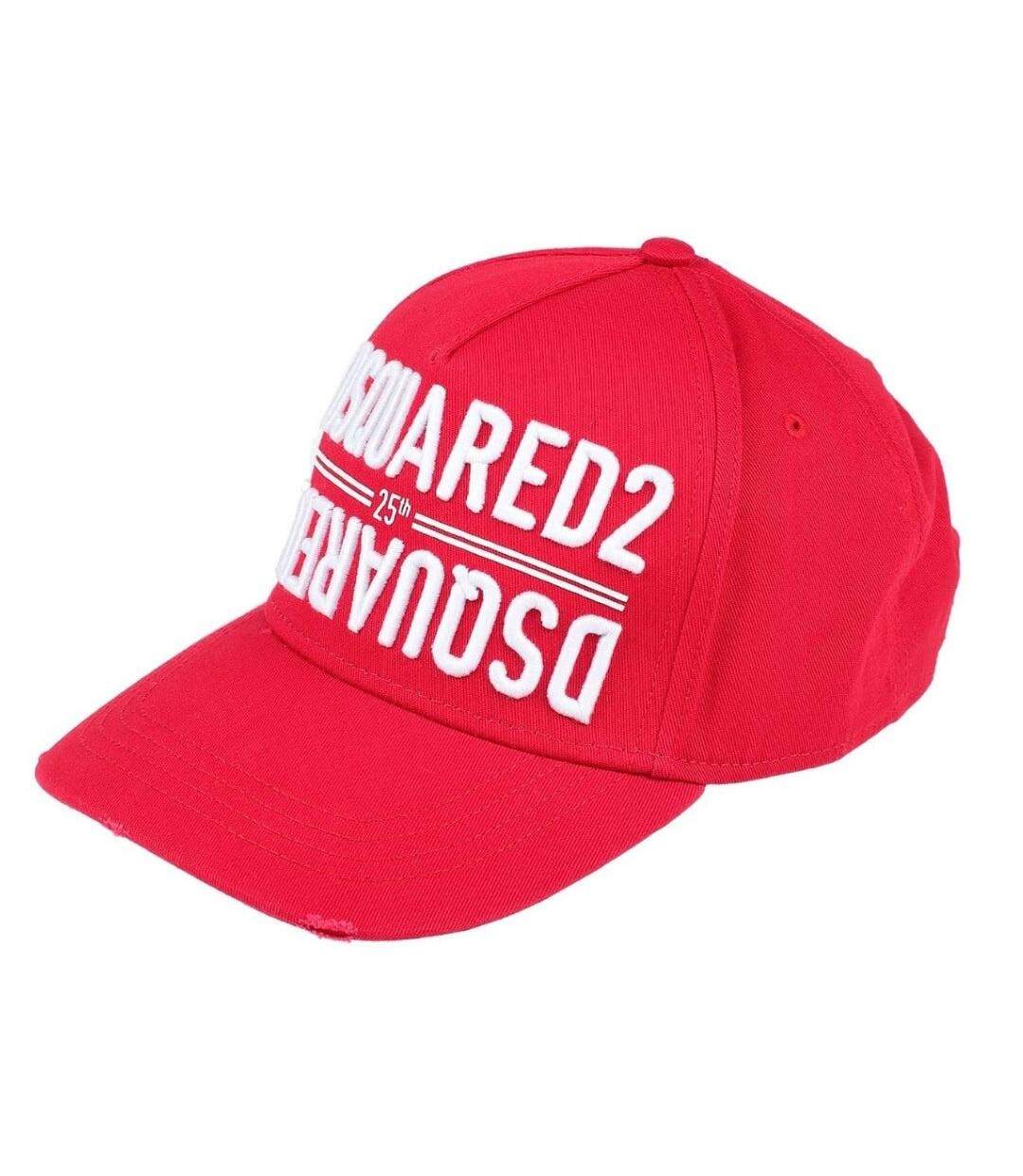 Casquette De Baseball 25ème Anniversaire Motif/style Logo Inversé Rouge DSquared2-1