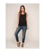 Top col rond tissu plissé FALBA - Dona X Lisa-4