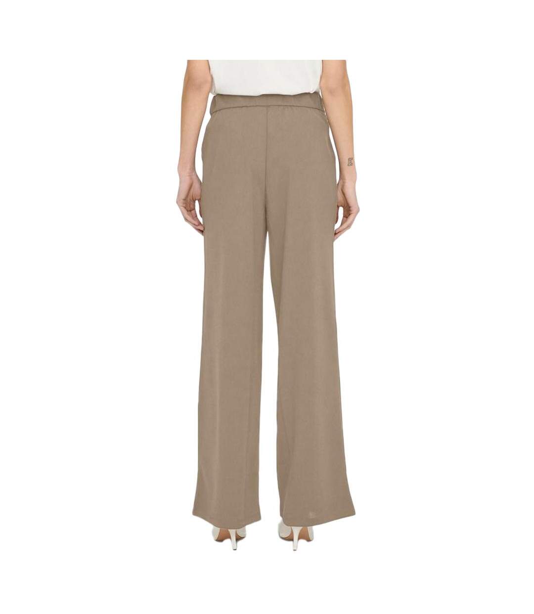 Pantalon beige femme only sania-2