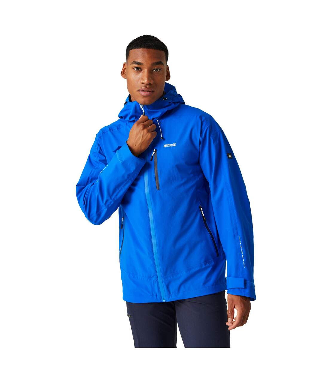 Mens Okara Waterproof Jacket Oxford Blue Regatta-4