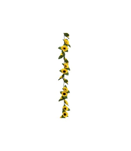 Guirlande de Tournesols Artificiels Naki 180cm Jaune