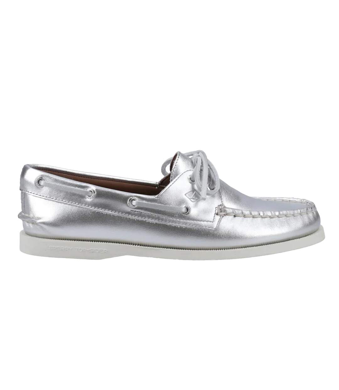 Chaussures Bateau Authentic Femme Argenté Sperry-4