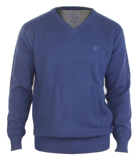 Pull col V avec laine PUL2004D