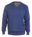 Pull col V avec laine PUL2004D-2