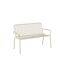 Banc de Jardin en Métal Peking 130cm Beige-1