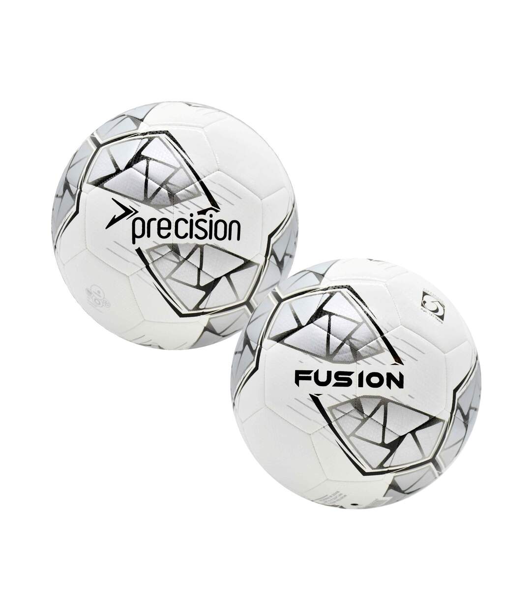 Ballon d´entraînement fusion fifa basic taille 3 blanc / argenté / noir Precision-1