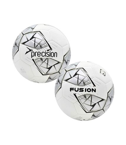 Ballon d´entraînement fusion fifa basic taille 3 blanc / argenté / noir Precision