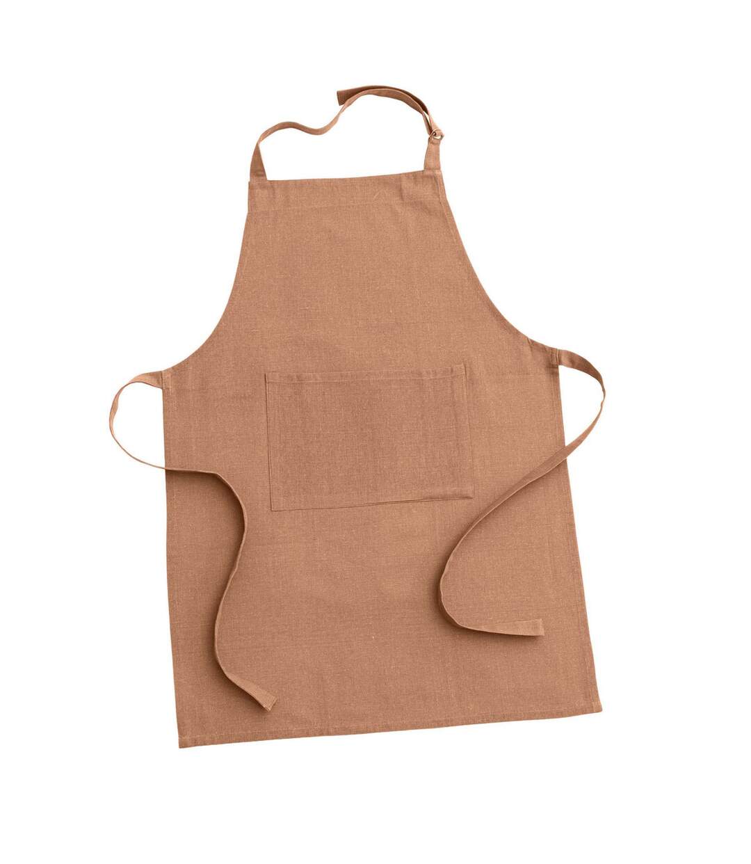 Tablier de Cuisine Avec Poche Gourmet 84cm Mocha-1