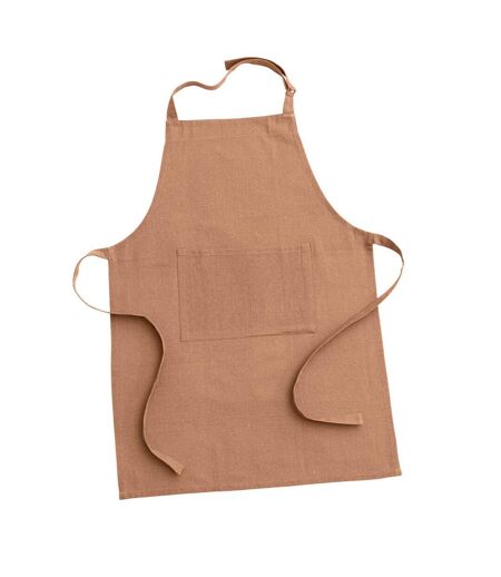 Tablier de Cuisine Avec Poche Gourmet 84cm Mocha