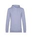 Sweat À Capuche Motif/style Uni Homme Lavande B&C-1