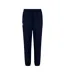 Womens/ladies Club Plain Cuffed Tapered Jogging Bottoms Navy Canterbury-2