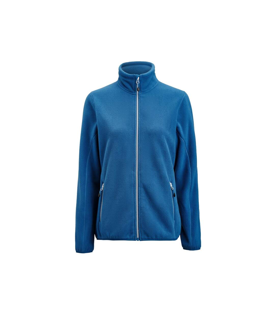 Womens/ladies Rocket Fleece Jacket Bright Blue Printer RED-2
