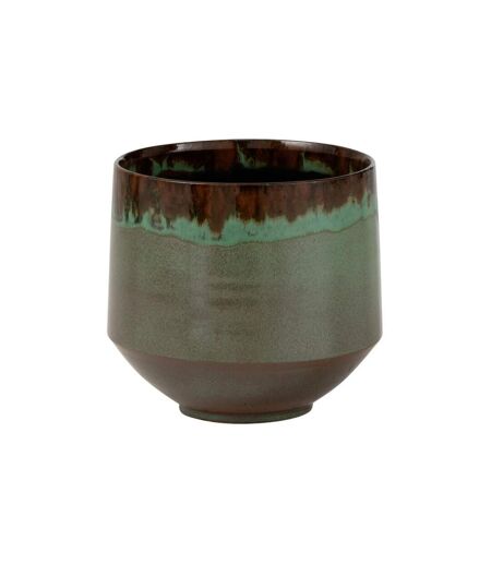 Cache-Pot en Céramique Aline 21cm Vert
