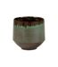 Cache-Pot en Céramique Aline 21cm Vert-1