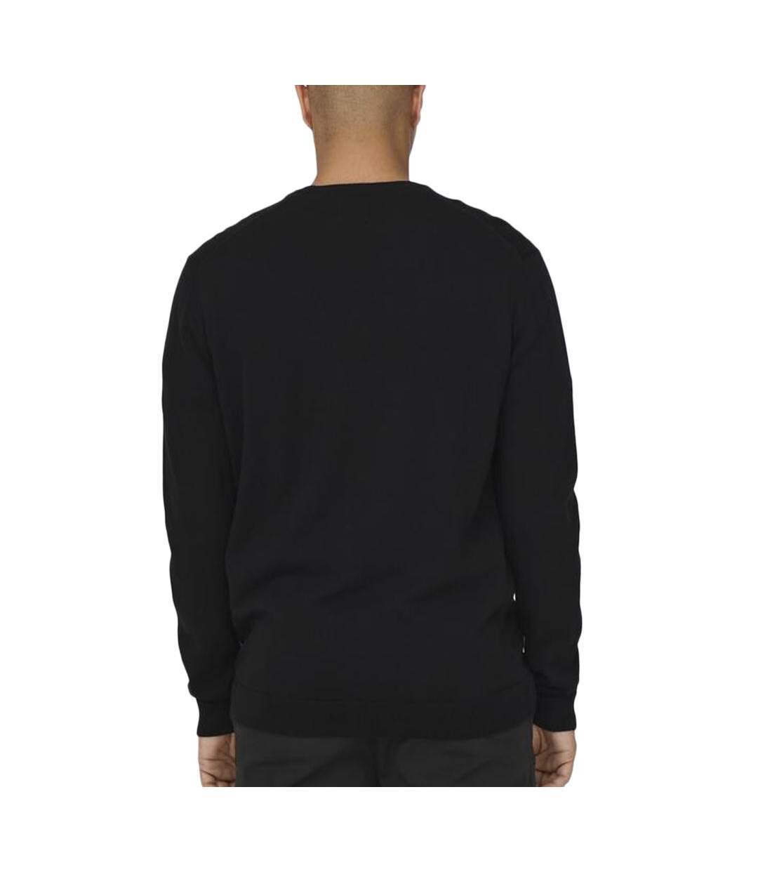 Pull noir homme only & sons 12solid - m-2