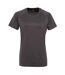 Tri Dri Womens/Ladies Panelled Crew Neck T-Shirt (Charcoal) - UTRW4852