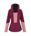 Veste Softshell Desoto Femme Rouge Sombre Vieux Rose Noir Regatta-2