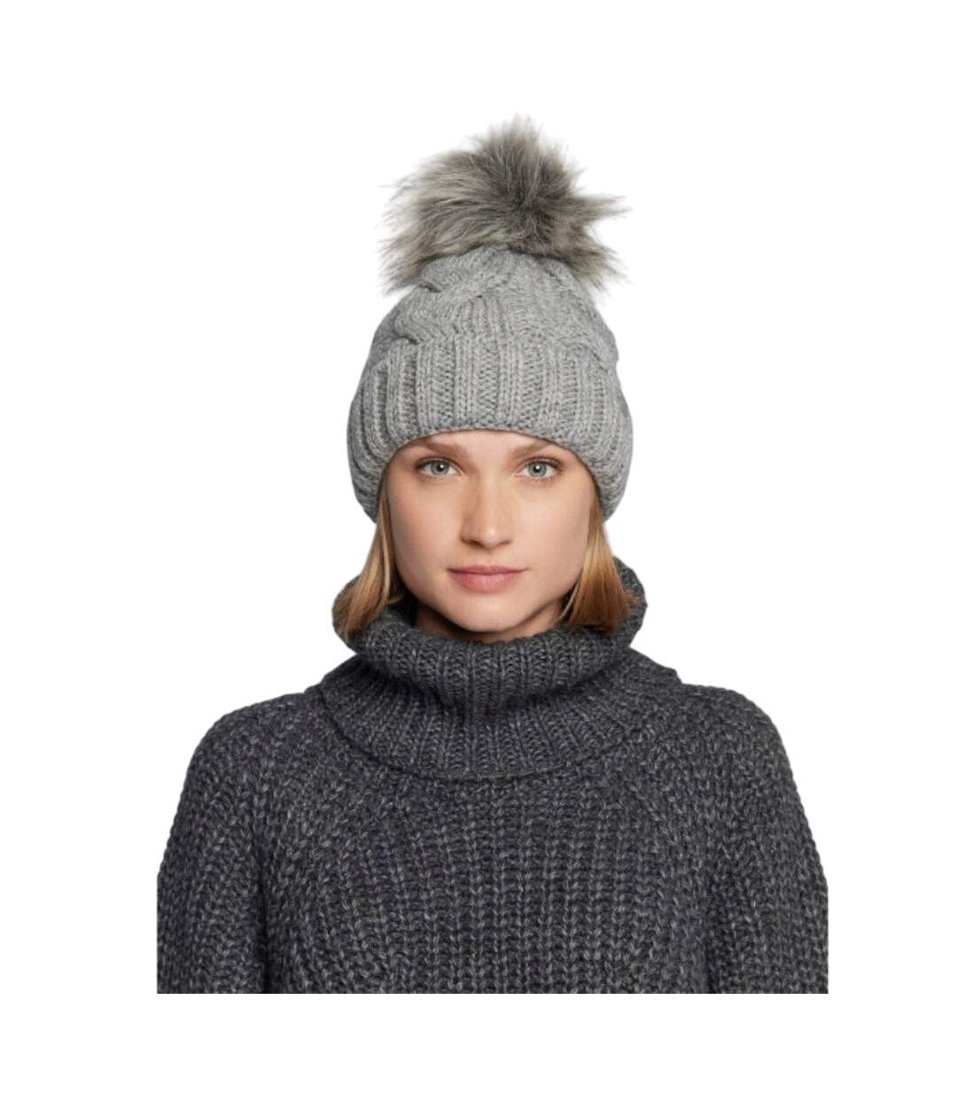 Bonnet H4z22 Cad010 Femme Gris Argenté 4F-1