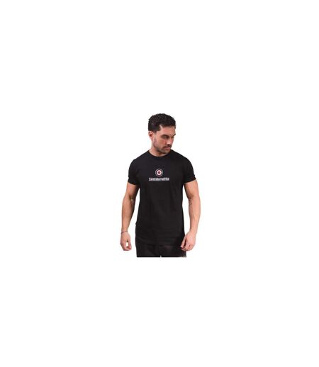 T-shirt Motif/style Logo Homme Noir Lambretta