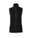 Premier Womens/Ladies Artisan Fleece Vest (Black/Brown) - UTPC4671