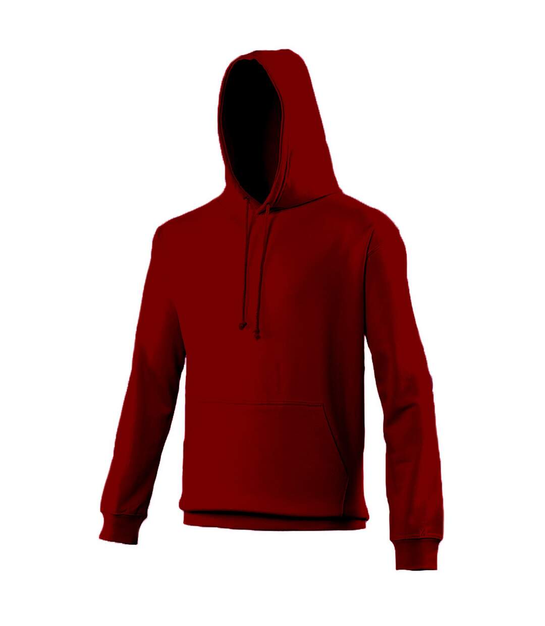 Sweat à capuche college adulte rouge foncé Awdis