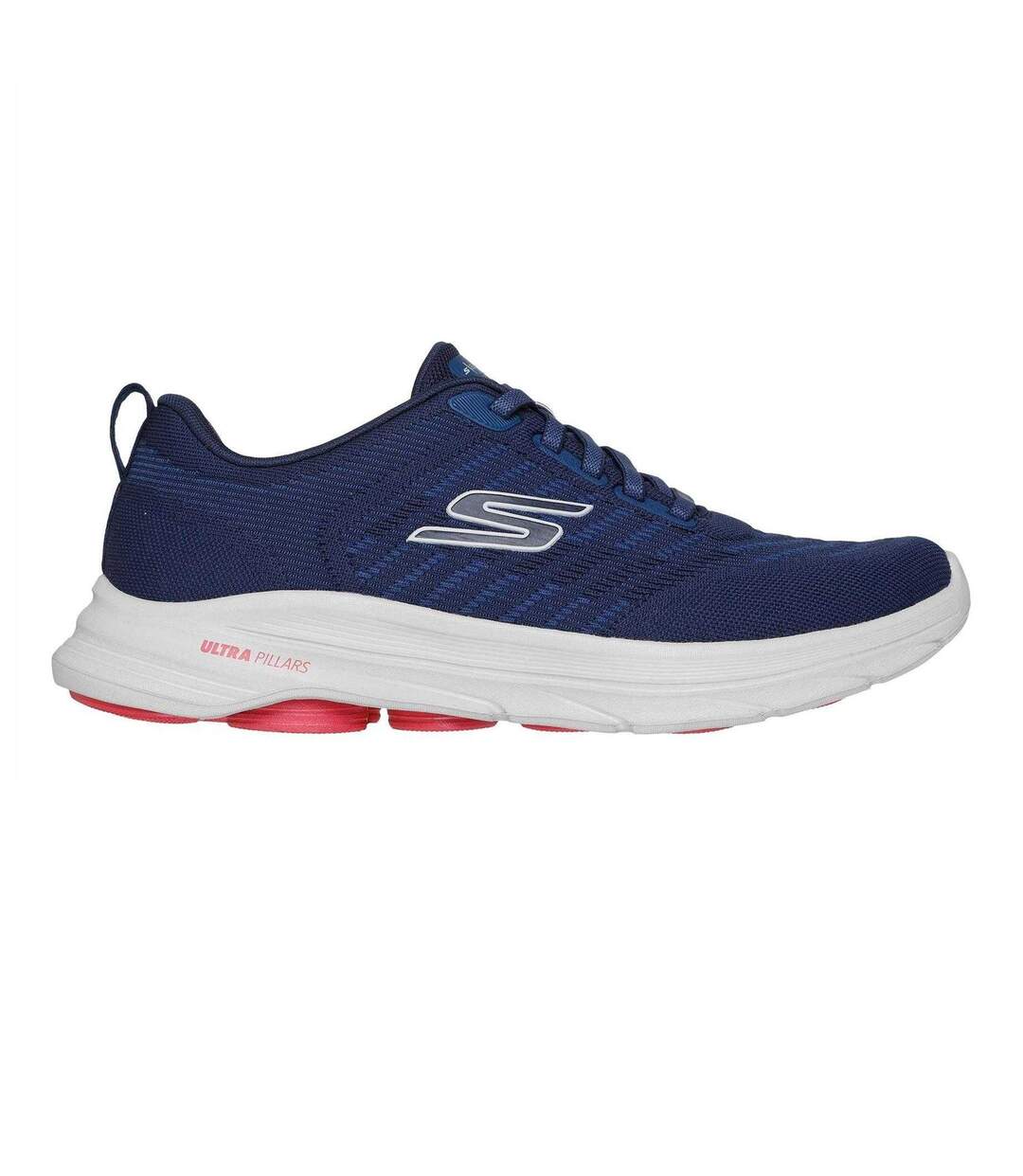 Mens Go Walk 8 Trainers Navy Red Skechers-1