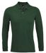 Polos manches longues - Homme - 02087 - vert bouteille