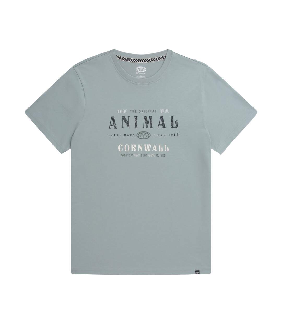 T-shirt jacob homme bleu pâle Animal-1