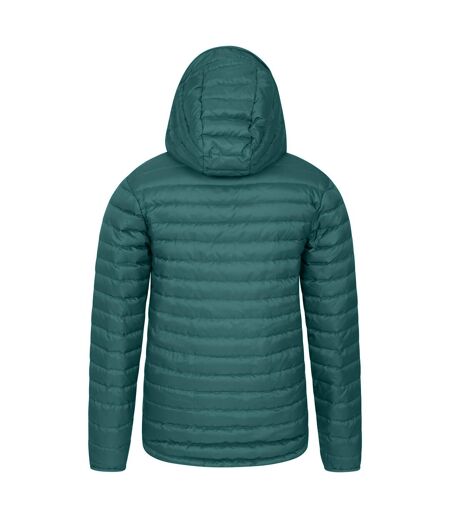 Mens henry ii extreme down filled padded jacket bright green Mountain Warehouse