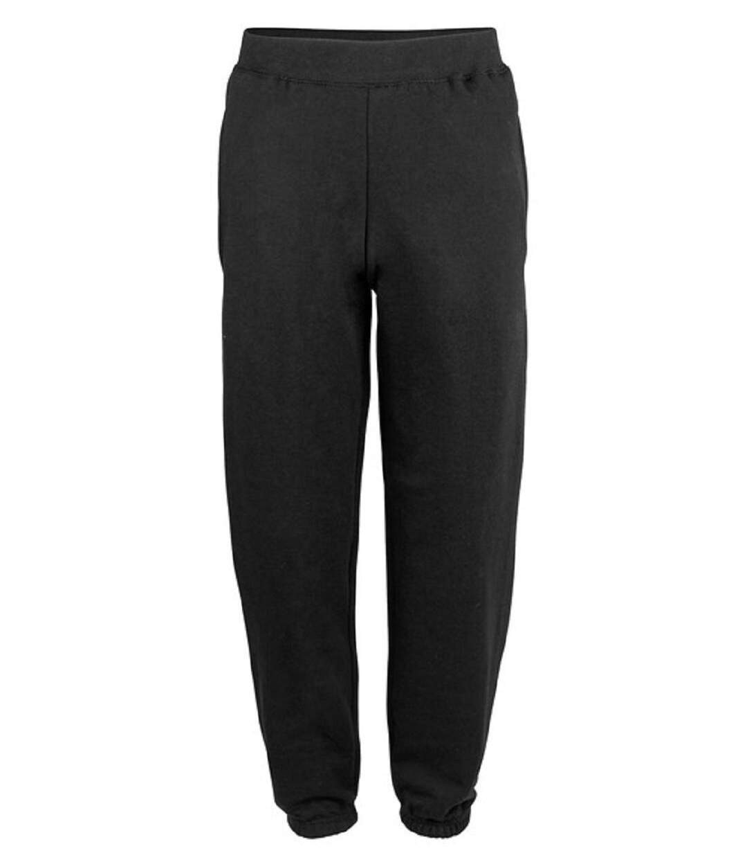 Pantalon de jogging resserré College - Homme - JH072 - noir