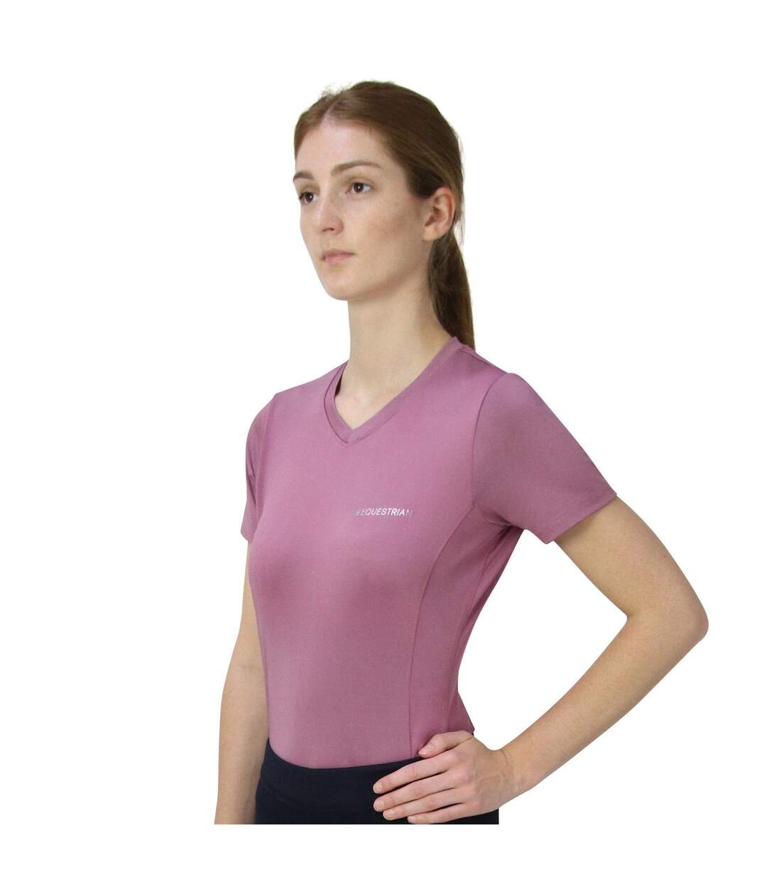 T-shirt synergy femme violet Hy-4