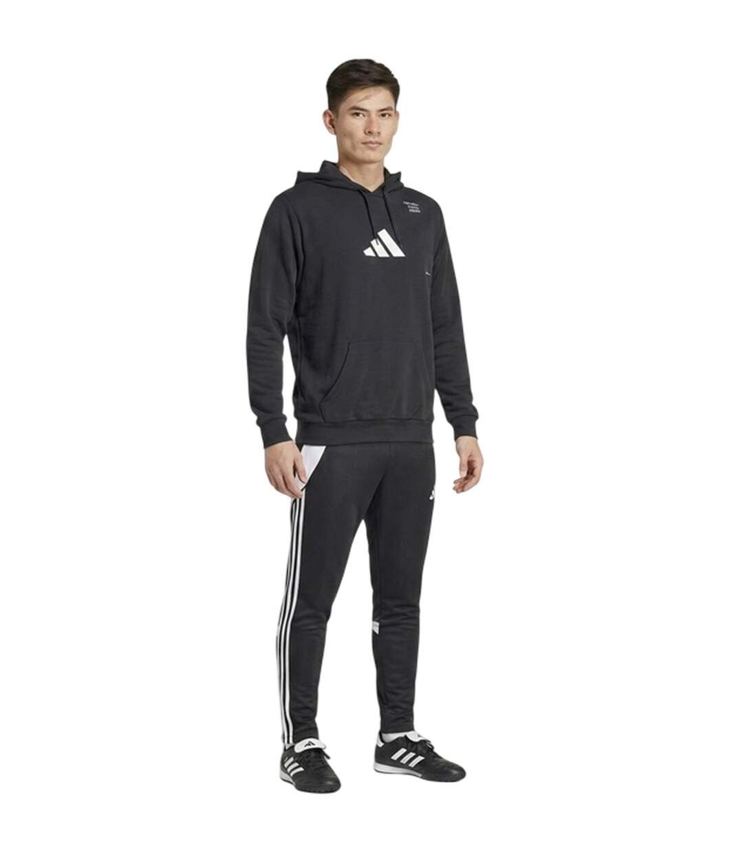 Sweat À Capuche Performance Homme Noir Adidas-1