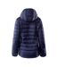 Doudoune Motif/style Matelassé Nahia Femme Bleu Foncé Gris Hi-Tec-2