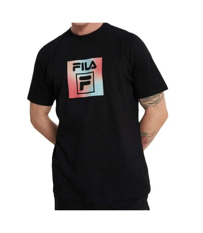 T-shirt noir homme fila soft plastisol - l
