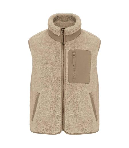 Unisex Adult Sherpa Body Warmer Wet Sand Driftwood Native Spirit