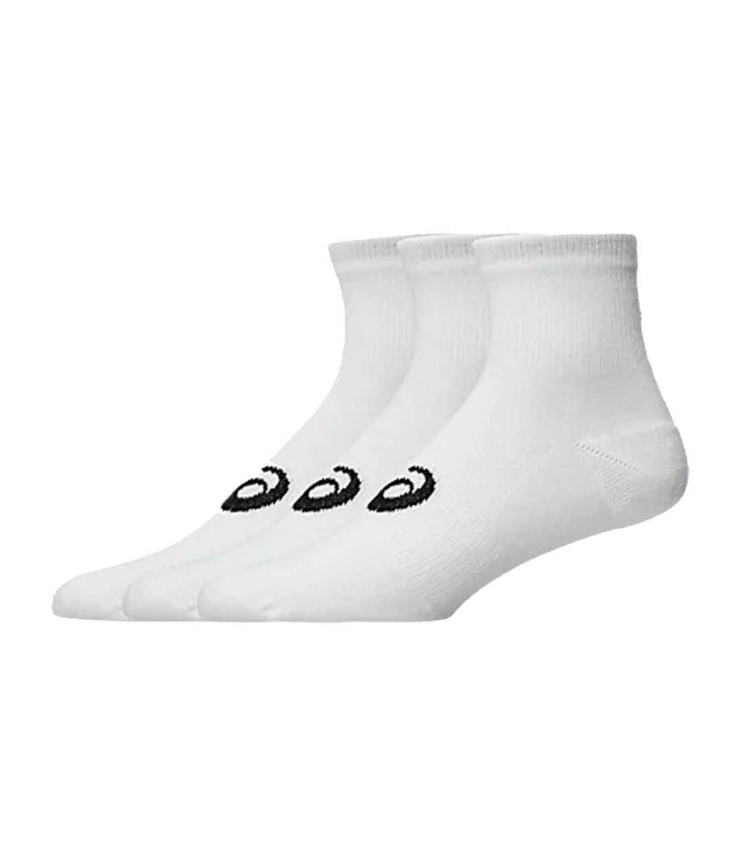 Lot De 3  Socquettes Adulte Blanc Asics-2